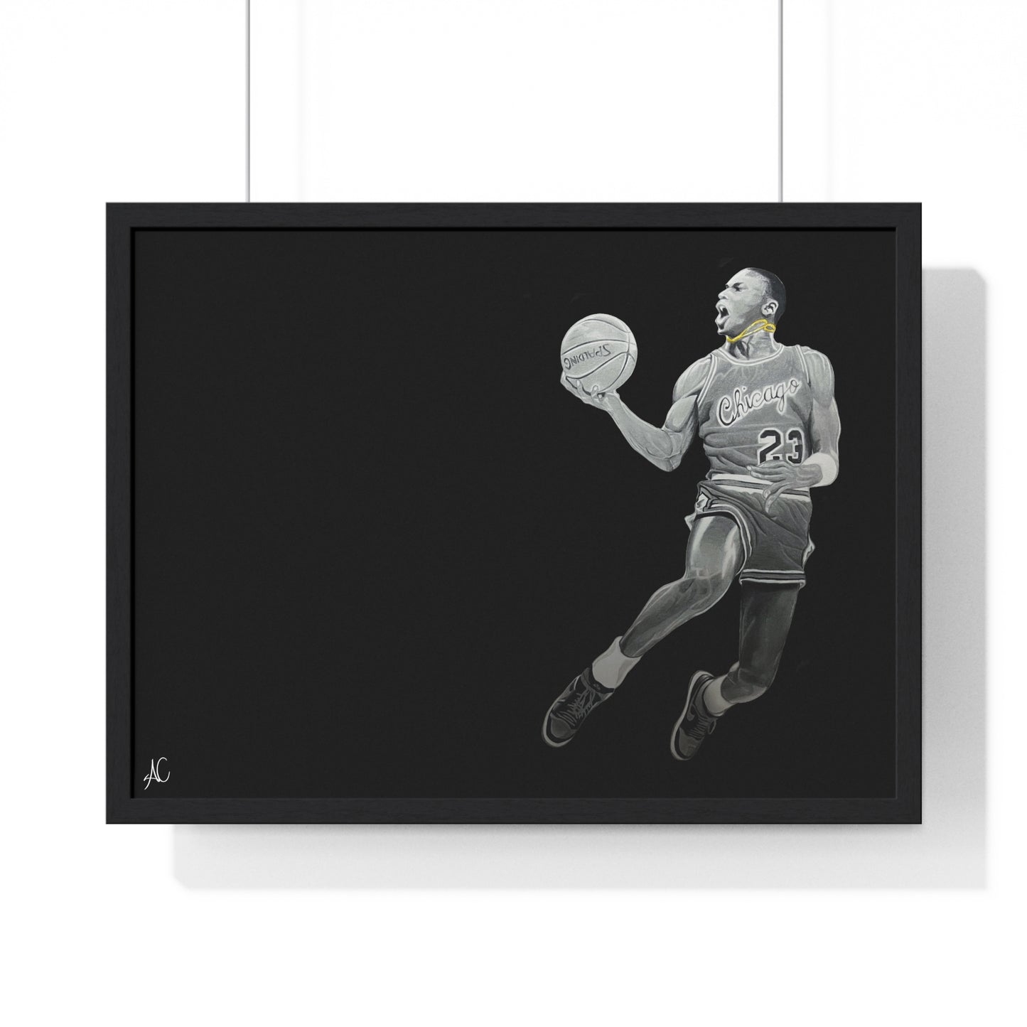 MJ Premium Framed Poster Print