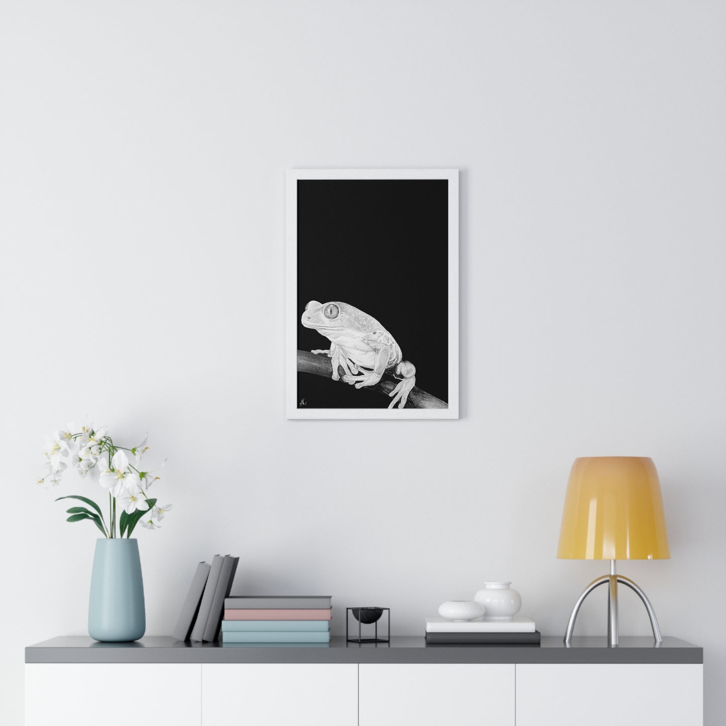 Frog Premium Framed Poster Print