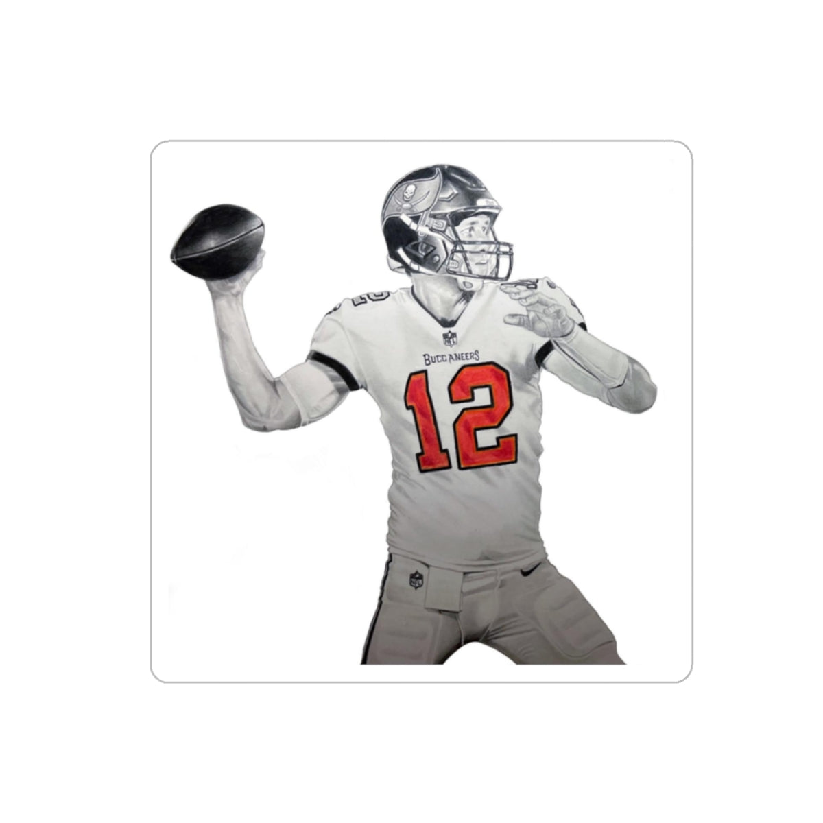 Brady Transparent Sticker 1 count