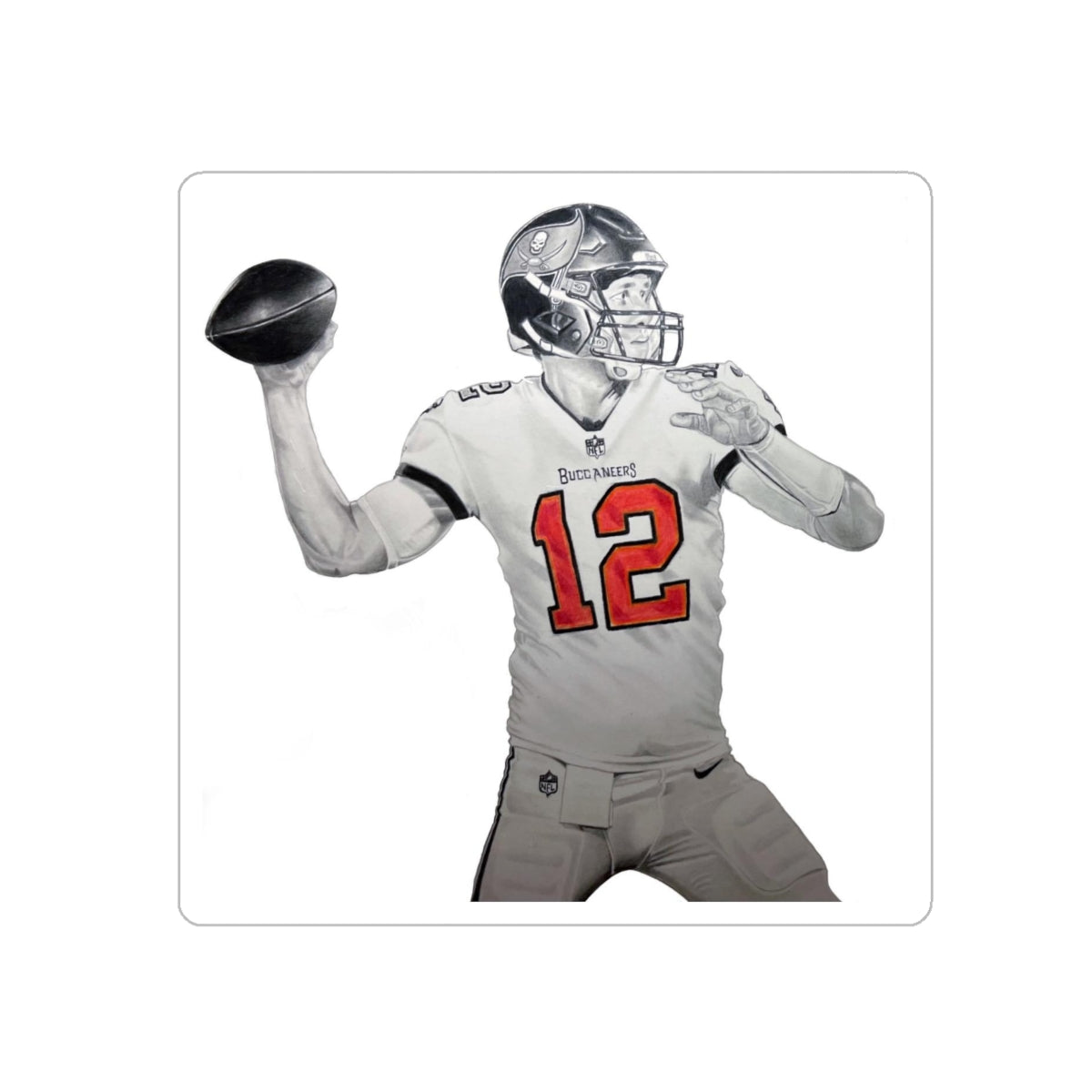 Brady Transparent Sticker 1 count