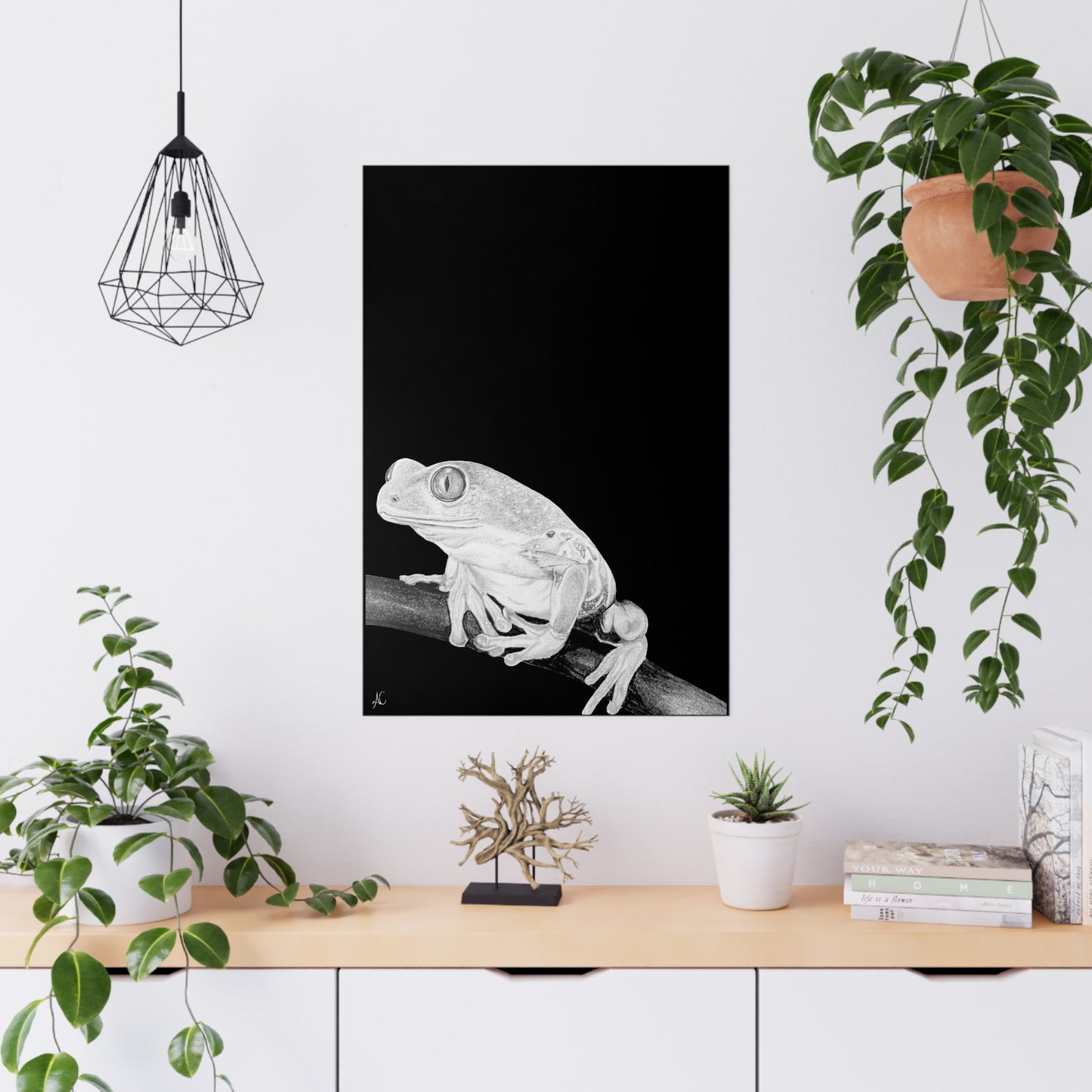 Frog Premium Matte Poster Print