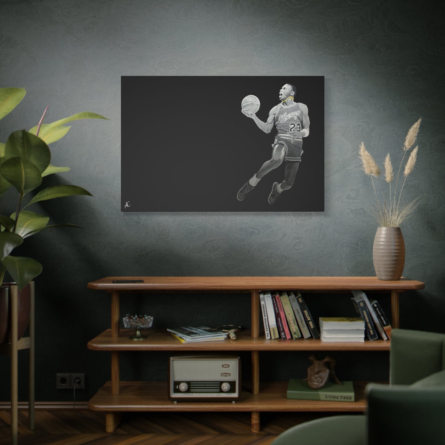 MJ Matte Canvas Print