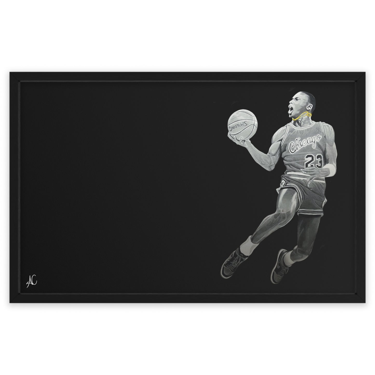 MJ Framed Poster Print