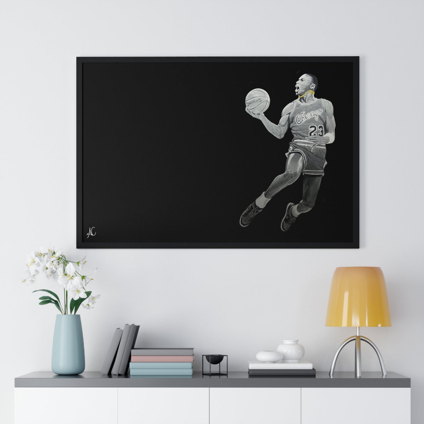 MJ Premium Framed Poster Print