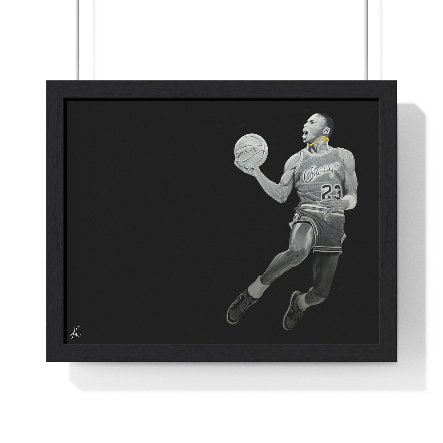 MJ Premium Framed Poster Print