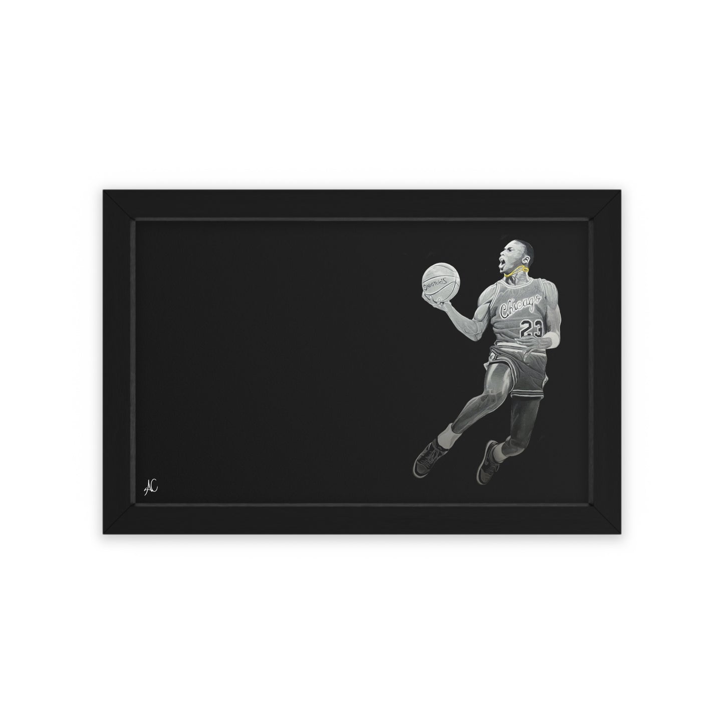 MJ Framed Poster Print