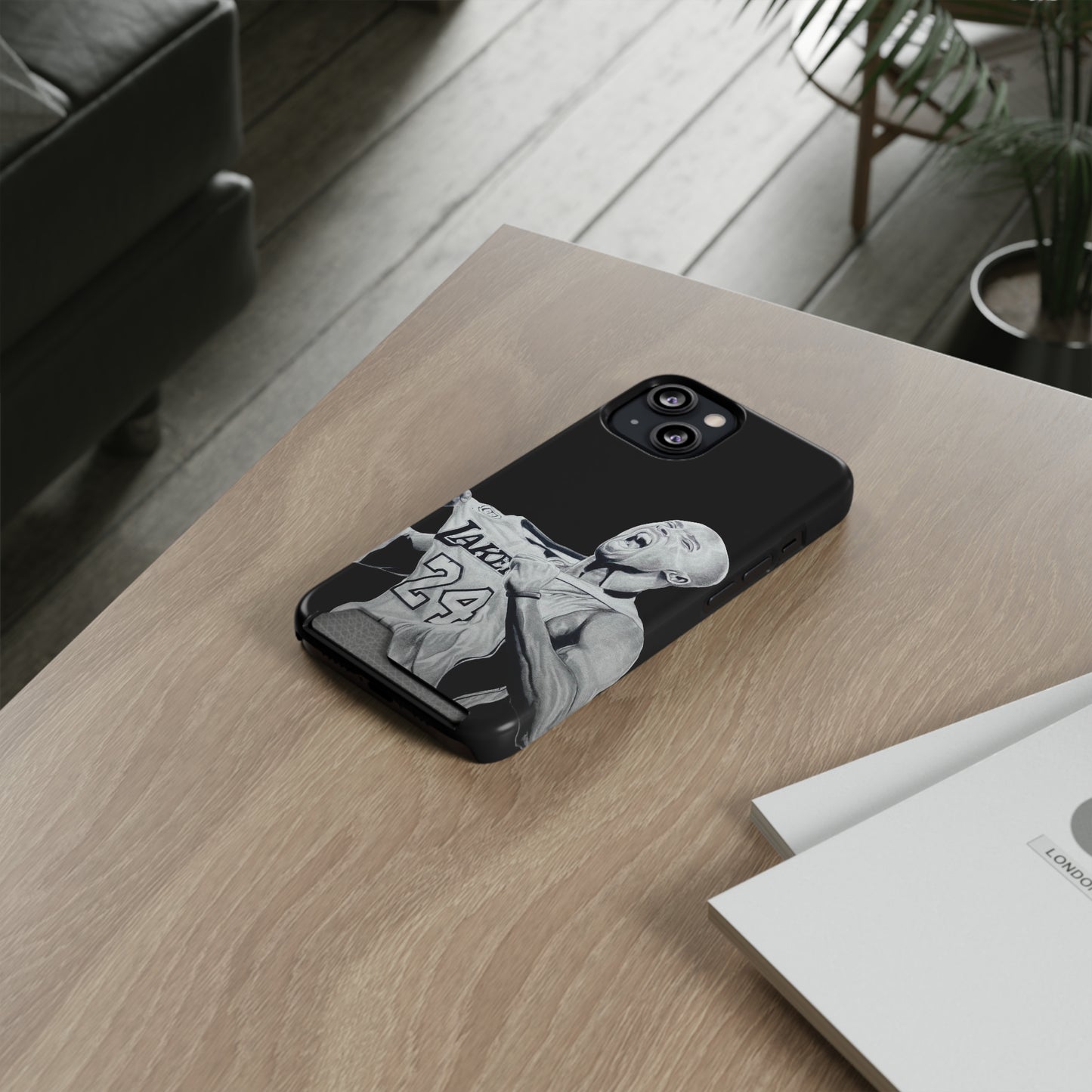 Kobe Phone Case With Card Holder