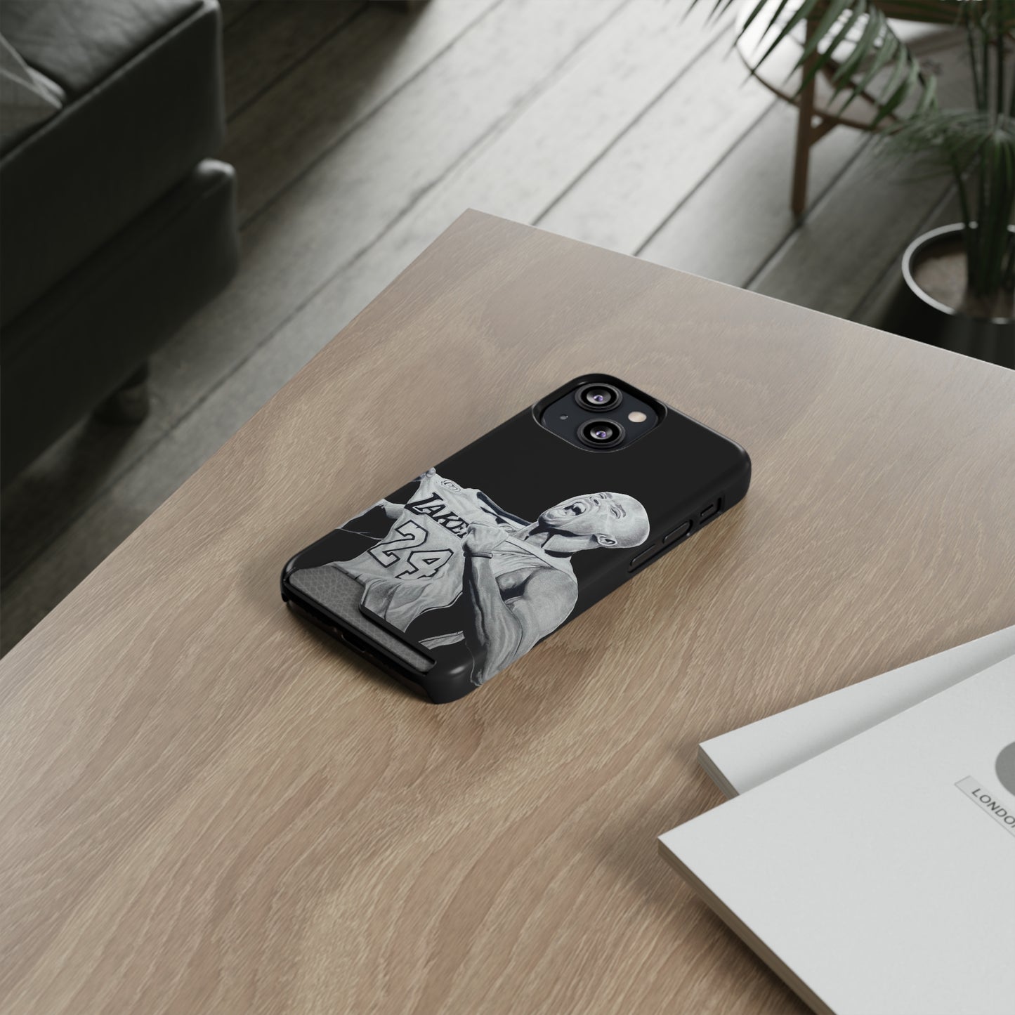 Kobe Phone Case With Card Holder