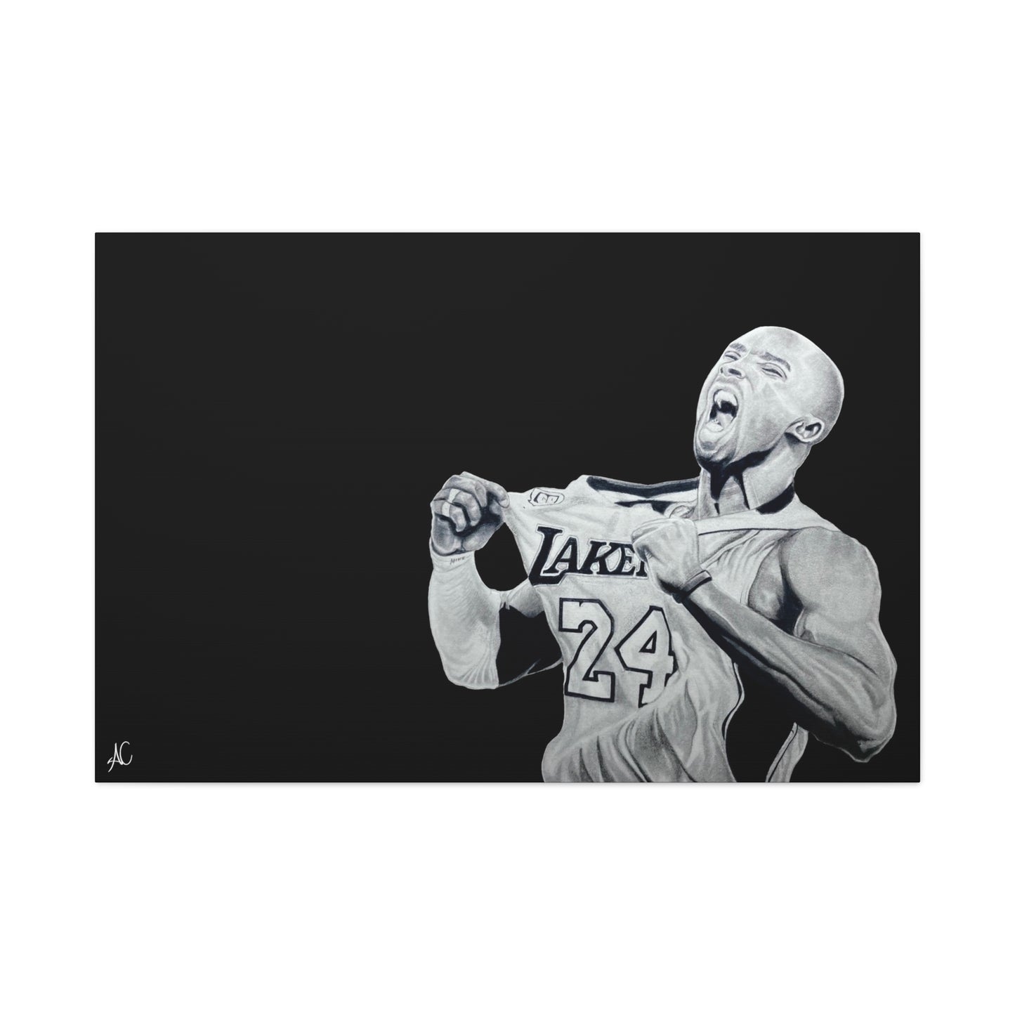 Kobe Matte Canvas Print