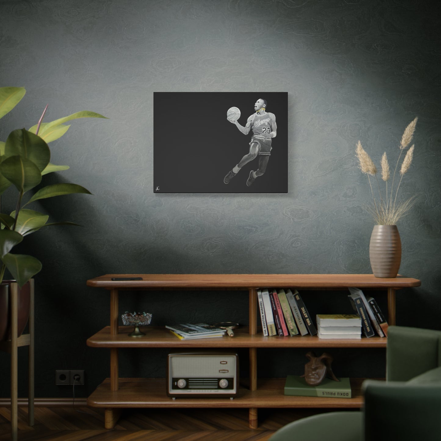 MJ Matte Canvas Print