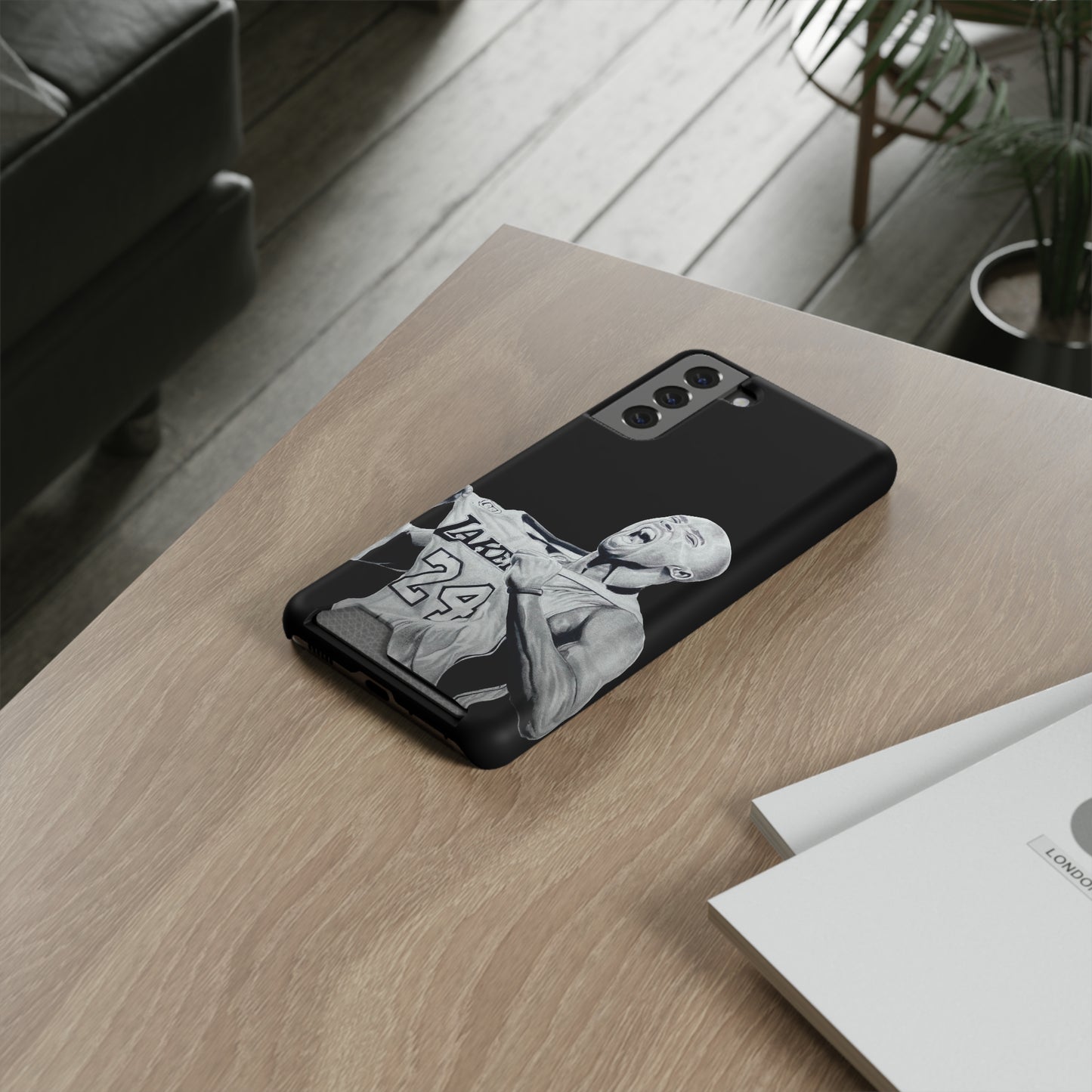 Kobe Phone Case With Card Holder