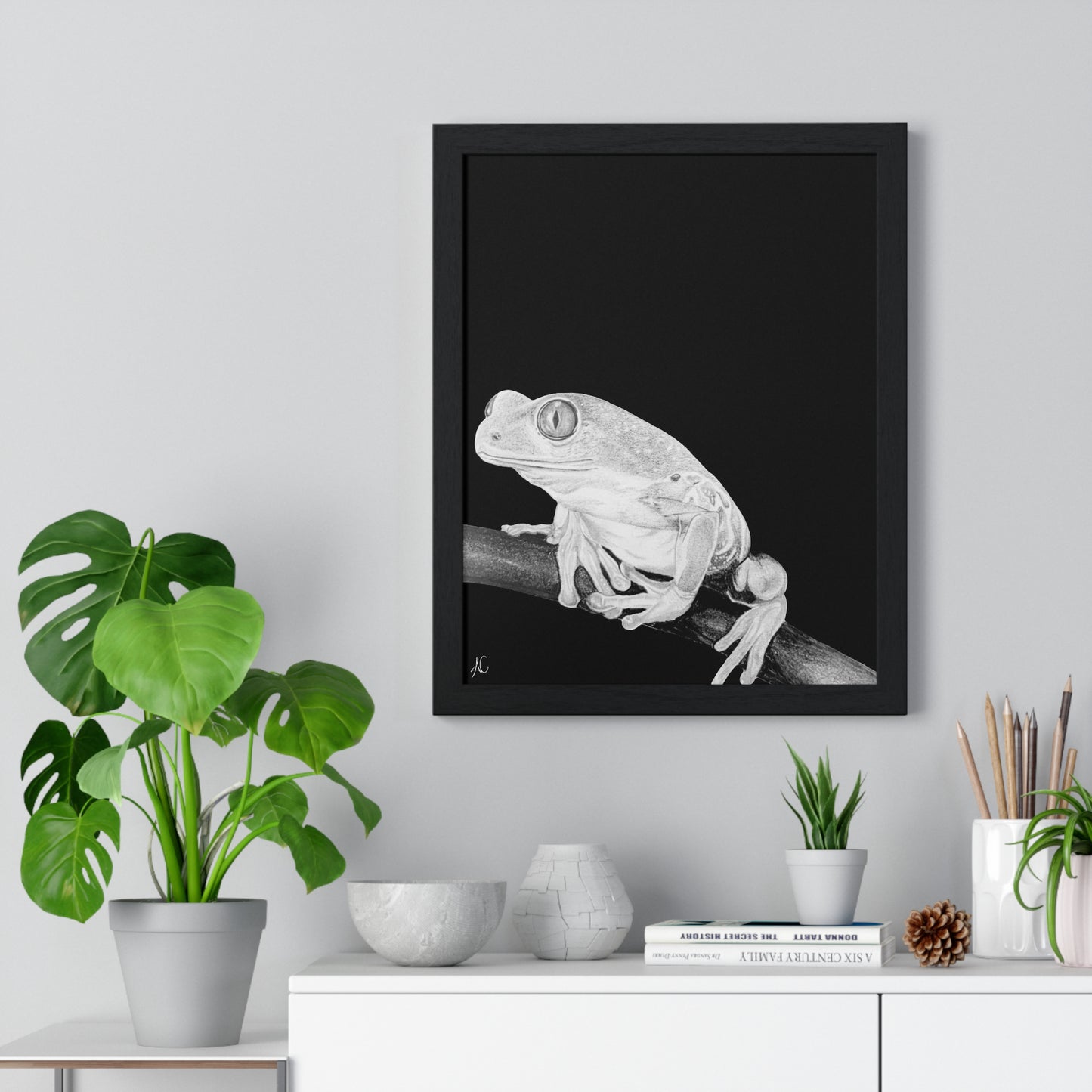 Frog Premium Framed Poster Print