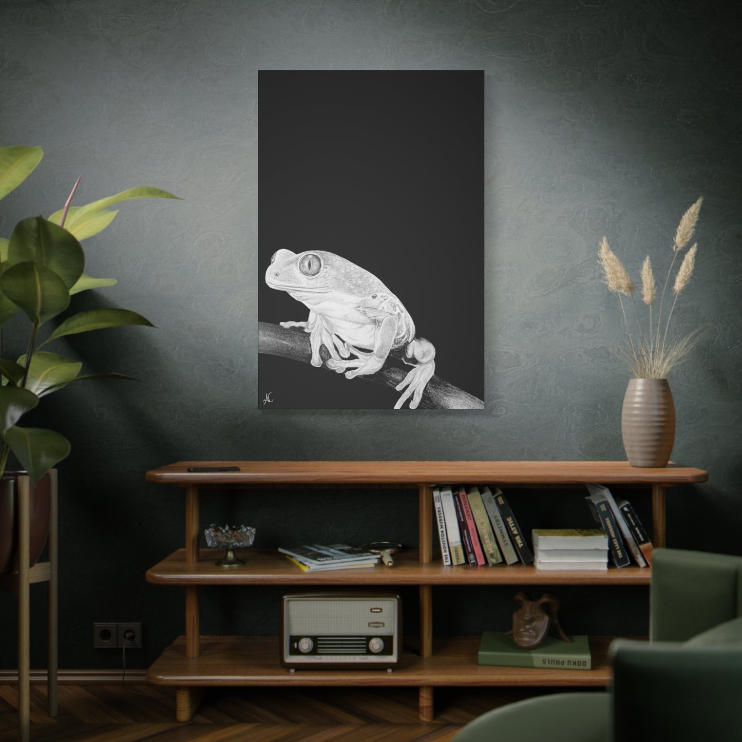 Frog Matte Canvas Print