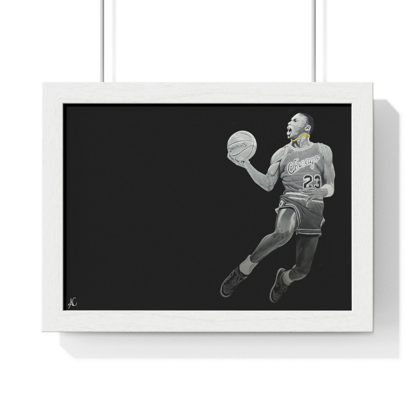 MJ Premium Framed Poster Print